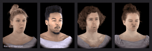 Animation of the Codec Avatars circa 2019